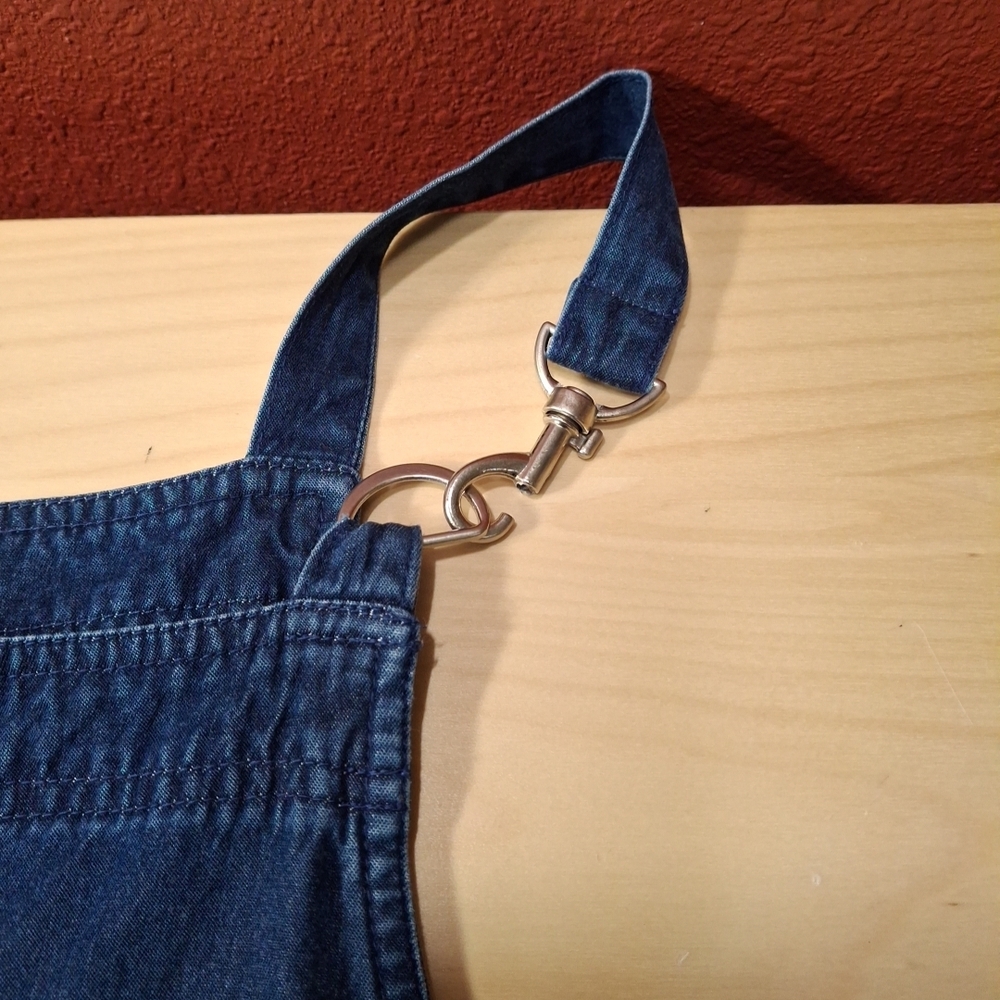 90s Y2K Denim Overalls Dress - Picture 7 of 8